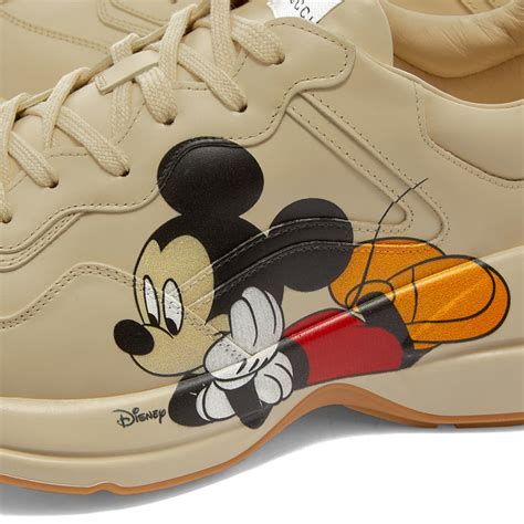 gucci sneaker donald duck|Gucci rhyton sneakers mickey mouse.